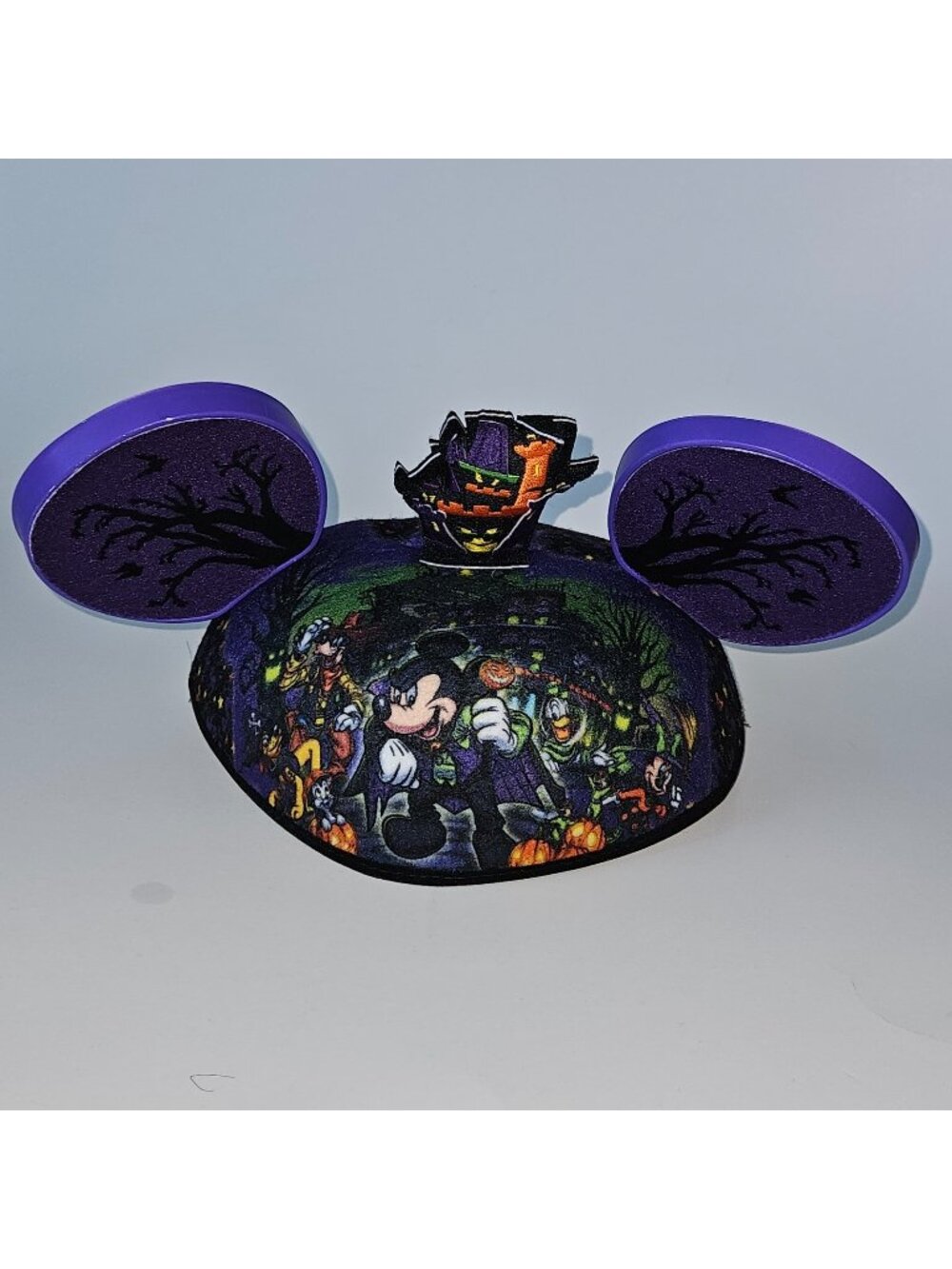 Disney Parks Halloween Haunted Mansion House Vampire Mickey Ears Hat Goofy w/TAG